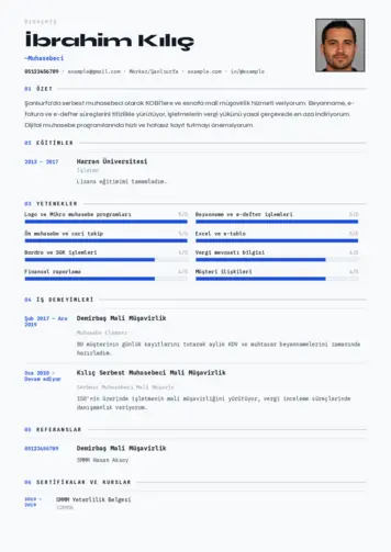 Muhasebeci Cv Örnekleri cv indir